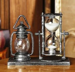 Mryenc Minuterie Sablier, Lampe Créative Sablier Miniature Verre De Sable Clignotant étudiant Cadeaux D’anniversaire Décoration De Table à La Maison