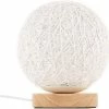 Unbranded Lampe De Table En Bois, Lampe De Chevet Décorative En Bois Chargeur USB Pour Chambre à Coucher, Salon