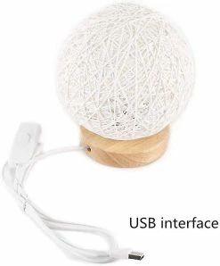 Unbranded Lampe De Table En Bois, Lampe De Chevet Décorative En Bois Chargeur USB Pour Chambre à Coucher, Salon -Glass Vases Boutique de vente 594753499 max