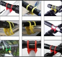 Unbranded Lampe De Poche Bike Mount Silicone Strap Rubber Tie Down Straps -Glass Vases Boutique de vente 611629295 max