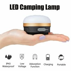Unbranded 2pcs Camping Light Led Lampe Usb Rechargeable Étanche 3 Modes Power Bank Tente Lumière Pour Camping En Plein Air Randonnée Urgence -Glass Vases Boutique de vente 611730885 max