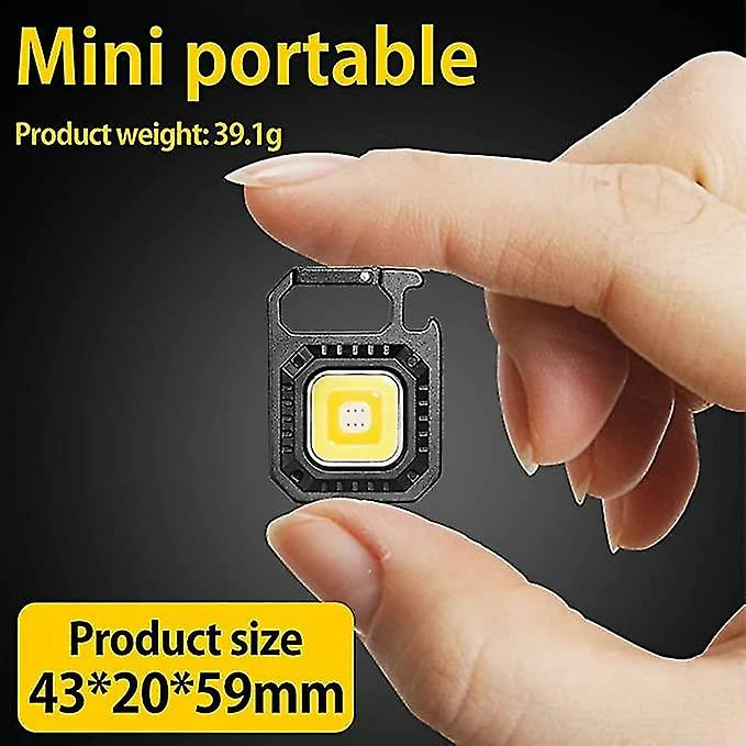 Unbranded Mini Led Lampe De Poche 700 Lumens Magnétique Cob Lampes De Poche 500mah Usb Rechargeable Bright Work Light Portable Keychain Lampe De Poche Avec 7 Modes De Lumière Fold 2 Unbranded Mini Led Lampe De Poche 700 Lumens Magnétique Cob Lampes De Poche 500mah Usb Rechargeable Bright Work Light Portable Keychain Lampe De Poche Avec 7 Modes De Lumière Fold – Image 2