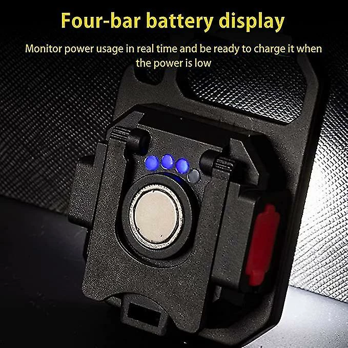 Unbranded Mini Led Lampe De Poche 700 Lumens Magnétique Cob Lampes De Poche 500mah Usb Rechargeable Bright Work Light Portable Keychain Lampe De Poche Avec 7 Modes De Lumière Fold 5 Unbranded Mini Led Lampe De Poche 700 Lumens Magnétique Cob Lampes De Poche 500mah Usb Rechargeable Bright Work Light Portable Keychain Lampe De Poche Avec 7 Modes De Lumière Fold – Image 5