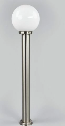 Lindby - Lampe D'extérieur - 1 Lumière - Acier Inoxydable, Plastique - H : 110 Cm - E27 - Acier Inoxydable, Blanc Opale 12 Lindby - Lampe D'extérieur - 1 Lumière - Acier Inoxydable, Plastique - H : 110 Cm - E27 - Acier Inoxydable, Blanc Opale -Glass Vases Boutique de vente 617x1200