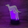 Unbranded Kangourou Coloré 3d Led Night Light Kids Chambre Lampe De Table