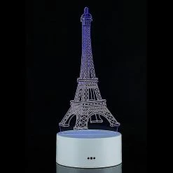 Unbranded 3d Illusion Lampe 7 Couleurs Changement Optique Touch Light Usb Et Télécommande Art