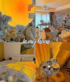 Unbranded Sunset Lamp Led Triangle Bracket Table Lampe Chambre Creative Art Backg -Glass Vases Boutique de vente 621485947 max