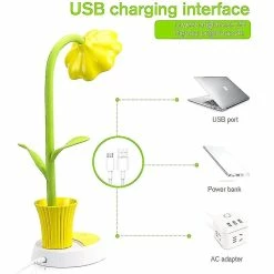 Unbranded Lampe De Bureau Pour Enfants Led Eye Protection Lampe De Bureau Dimmable Chevet L -Glass Vases Boutique de vente 621486251 max