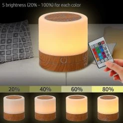 Unbranded Veilleuse, Lampe Tactile Portable Lampe De Chevet Lampe De Table Rechargeable Dim -Glass Vases Boutique de vente 621486292 max