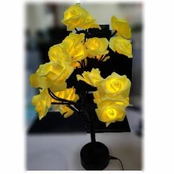 Unbranded Belle Rose Bouquet Led Arbre Lampe De Table Lumières Fête Mariage Maison D -Glass Vases Boutique de vente 621486417 max