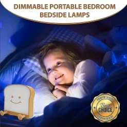 Unbranded Lumière De Nuit Pour Enfants, Mignon Bread Led Nursery Lampe De Nuit Avec Rechargeable -Glass Vases Boutique de vente 621486446 max