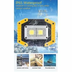 Unbranded Portable Usb Cob Led 30w Flood Light Outdoor Camping Spot Lampe De Travail Po -Glass Vases Boutique de vente 621486556 max