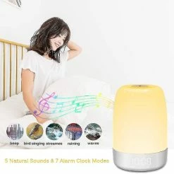 Unbranded La Lumière De Réveil Simule Le Lever Du Soleil Naturel, Réveil, Lampe De Bureau, Led N -Glass Vases Boutique de vente 621486976 max