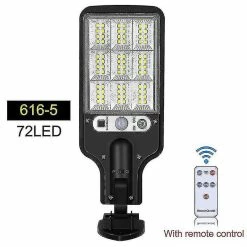 Unbranded Lampadaires Solaires Lampe Solaire Extérieure Avec 3 Mode Lumineux Imperméable à L’eau Capteur De Mouvement Éclairage De Sécurité Pour Jardin Patio Path Yard