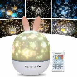 Unbranded Projecteur De Lampe Star Night Light Pour Enfants, 360 Musical Rotation Night Lig