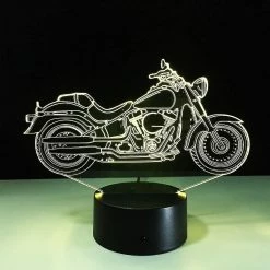 Unbranded Moto Moto 3d Illusion D’Optique Lampe De Table 7 Couleurs Changement -Glass Vases Boutique de vente 621487870 max