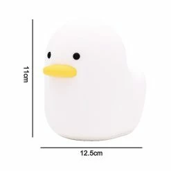 Unbranded Led Duck Night Light, Mignon Canard Silicone Pépinière Veilleuse Lampe De Table Rechargeable Bedsi -Glass Vases Boutique de vente 621488798 max