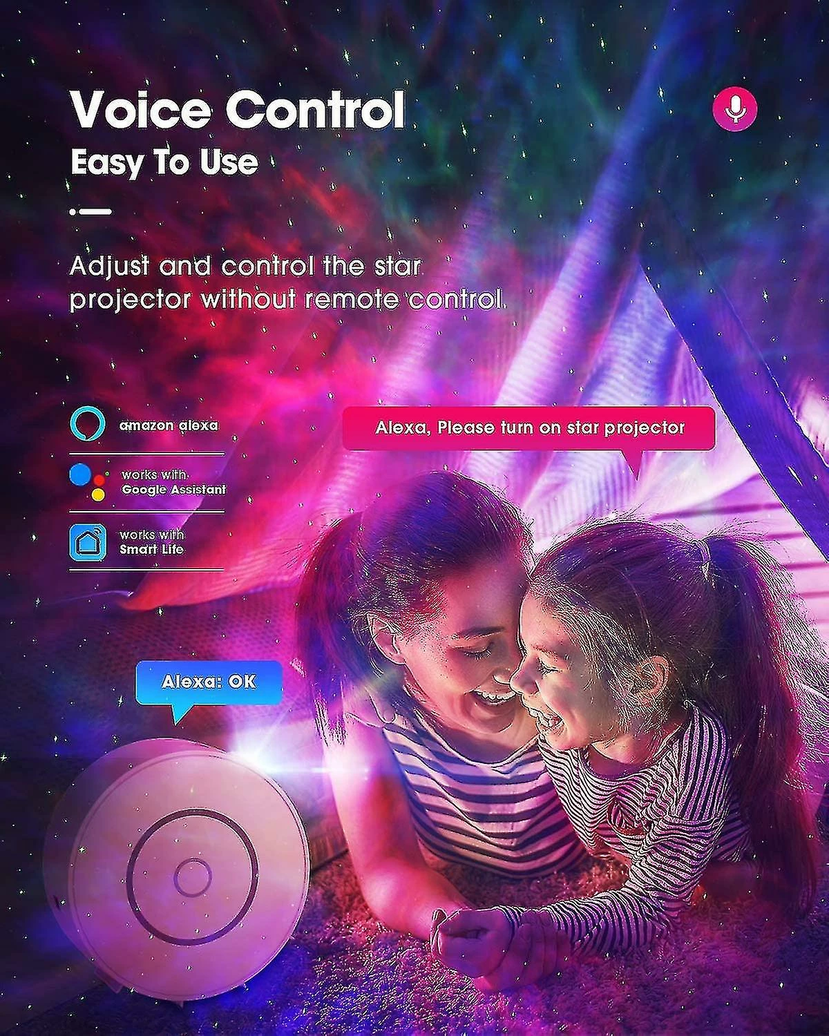 Unbranded Led Alexa Star Projecteur Lampe 2 Unbranded Led Alexa Star Projecteur Lampe – Image 2