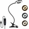 Unbranded Lampe De Bureau à Pince USB, 3 Couleurs Et 10 Luminosité Réglables