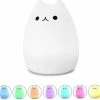 Unbranded Portable Mignon Silicone Led Night Lampe, Usb Rechargeable Enfants Nuit