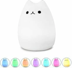 Unbranded Portable Mignon Silicone Led Night Lampe, Usb Rechargeable Enfants Nuit