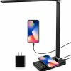 Unbranded Lampe De Bureau Led Avec Chargeur Sans Fil, Port De Charge USB, Voiture Moderne
