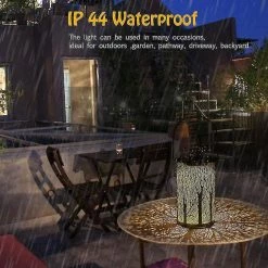 Unbranded Lanterne De Jardin Solaire, Lampe Led D’arbre Marocain Lanterne D’extérieur, Waterpro -Glass Vases Boutique de vente 621494187 max