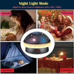 Unbranded Star Projector Night Light Pour Enfants Minuterie Lampe Bébé Avec Télécommande 16 Rotati Colorés -Glass Vases Boutique de vente 621498785 max
