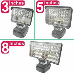 Unbranded Led Lampes De Travail Lampe De Poche Torche électrique Lampe De Voiture Pour 18V Li- Adaptateur De Batterie Bl1815 Bl1830 -3 Inc -Glass Vases Boutique de vente 622117697 max