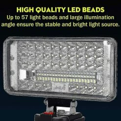 Unbranded 18V Led Lampe De Travail Lampe De Poche Bl1430 Bl1830 Usb Éclairage Extérieur Lampe De Travail Camping Éclairage Pour Makita 18V Batterie Au Lithium Mimenor 7 Unbranded 18V Led Lampe De Travail Lampe De Poche Bl1430 Bl1830 Usb Éclairage Extérieur Lampe De Travail Camping Éclairage Pour Makita 18V Batterie Au Lithium Mimenor -Glass Vases Boutique de vente 628693360 max