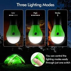 Wonderful Wow Closed-hook Tente Lampe Portable Led Tente Lumière 4 Packs Clip Hook Hurricane Emergency Lights Led Camping Light Bulb Camping Tent Lantern Bulb Campin -Glass Vases Boutique de vente 631577936 max