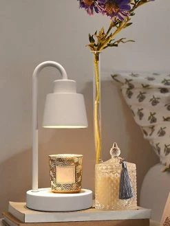 Unbranded Aromathérapie Lampe De Cire De Fusion Dimmable Night Light Table Bougie Lampe Chauffe-bougie -Glass Vases Boutique de vente 636881738 max