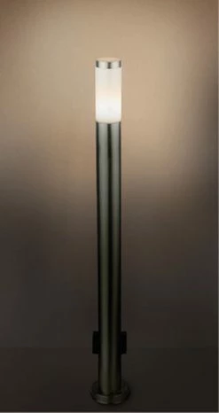 Globo Éclairage Extérieur Avec Prise Pour L'extérieur | 110 Cm | ACIER INOXYDABLE | 2 Prises | Lampe D'extérieur -Glass Vases Boutique de vente 636x1200