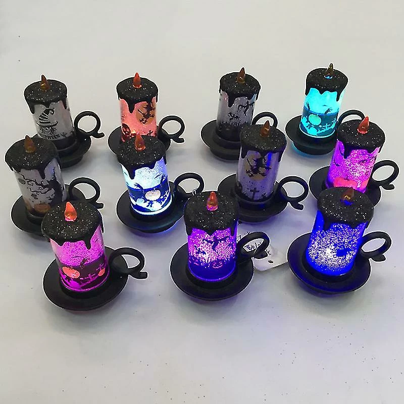 Unbranded 1 Pc Halloween Bougie Lampe Led Coloré Glowing Bougie Lumière Portable Lampe De Nuit Décoration De Bureau Ornement Pour Halloween Pâques Maison Hantée Rando 2 Unbranded 1 Pc Halloween Bougie Lampe Led Coloré Glowing Bougie Lumière Portable Lampe De Nuit Décoration De Bureau Ornement Pour Halloween Pâques Maison Hantée Rando – Image 2