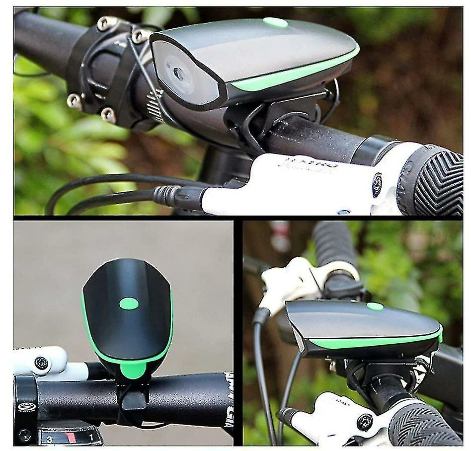 Unbranded Lumières De Vélo Phare De Voiture Usb Charge Nuit Équitation Éblouissement Lampe De Poche Avec Klaxon électrique Vélo Accessoires Équipement De Cyclisme (noir) 2 Unbranded Lumières De Vélo Phare De Voiture Usb Charge Nuit Équitation Éblouissement Lampe De Poche Avec Klaxon électrique Vélo Accessoires Équipement De Cyclisme (noir) – Image 2