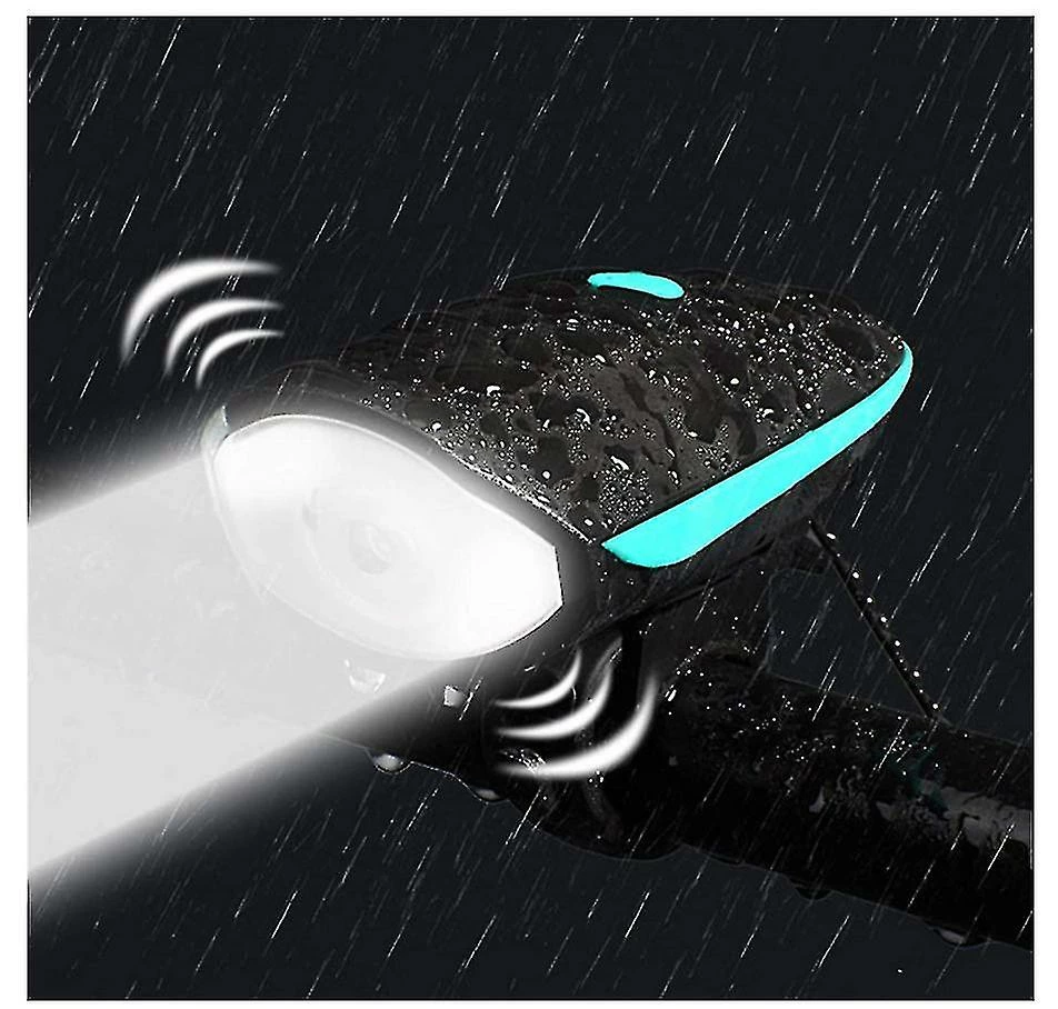 Unbranded Lumières De Vélo Phare De Voiture Usb Charge Nuit Équitation Éblouissement Lampe De Poche Avec Klaxon électrique Vélo Accessoires Équipement De Cyclisme (noir) 3 Unbranded Lumières De Vélo Phare De Voiture Usb Charge Nuit Équitation Éblouissement Lampe De Poche Avec Klaxon électrique Vélo Accessoires Équipement De Cyclisme (noir) – Image 3