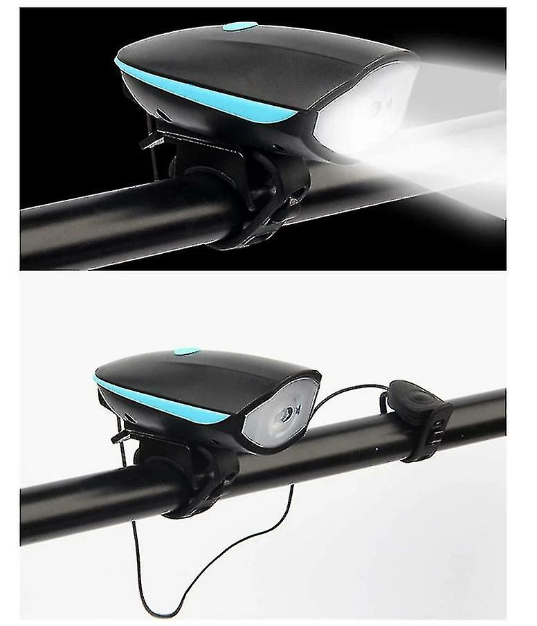 Unbranded Lumières De Vélo Phare De Voiture Usb Charge Nuit Équitation Éblouissement Lampe De Poche Avec Klaxon électrique Vélo Accessoires Équipement De Cyclisme (noir) 4 Unbranded Lumières De Vélo Phare De Voiture Usb Charge Nuit Équitation Éblouissement Lampe De Poche Avec Klaxon électrique Vélo Accessoires Équipement De Cyclisme (noir) – Image 4