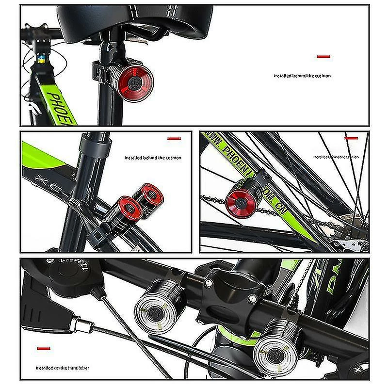 Unbranded Vélo Feu Arrière 3 Modes Vélo Lumière Imperméable à L’eau VTT Montagne Avertissement De Sécurité Routière Feu Arrière Cyclisme Lampe De Poche Accessoires De Vélo 2 Unbranded Vélo Feu Arrière 3 Modes Vélo Lumière Imperméable à L’eau VTT Montagne Avertissement De Sécurité Routière Feu Arrière Cyclisme Lampe De Poche Accessoires De Vélo – Image 2