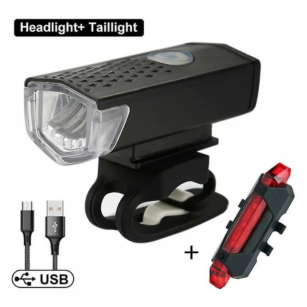 Unbranded Shxx Bicycle Front Light Tail Lights Lampe Rechargeable MTB Road Bikes Headlight Cycling Flashlight Bicycle Lantern Bike Accessoires Noir (phare + 1 Unbranded Shxx Bicycle Front Light Tail Lights Lampe Rechargeable MTB Road Bikes Headlight Cycling Flashlight Bicycle Lantern Bike Accessoires Noir (phare +