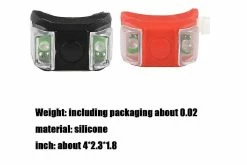 Unbranded Feu Arrière De Vélo 2pcs Led Vélo Avertissement Lampe D’avertissement De Sécurité Batterie à Vélo Lampe De Poche Mtb Accessoire Vélo Intelligent Warning Light S’adapte Sur La Route -Glass Vases Boutique de vente 642425741 max