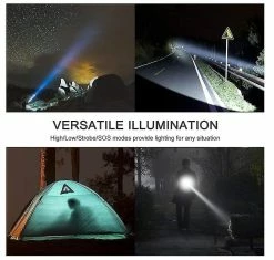 Unbranded Accessoires De Vélo, Lumière De Vélo, Lampe De Poche De Cyclisme Usb Lampe De Poche éblouissante Rechargeable Éclairage Extérieur Lumières De Vélo LED Avant Et Arrière (noir) -Glass Vases Boutique de vente 642427075 max