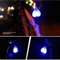 Unbranded Outils De Cyclisme Silicone Vélo Vélo Arrière Arrière Queue Cyclisme Led Light Heart Ball Egg Safe Lampe Vélo Lumières Accessoires De Vélo -Glass Vases Boutique de vente 642428454 max