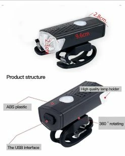 Unbranded Shxx Bicycle Light Usb Led Rechargeable Set MTB Road Bike Front Back Headlight Lampe De Poche Cycling Light Cycling Accessories Xq-zxc74 -Glass Vases Boutique de vente 642430347 max