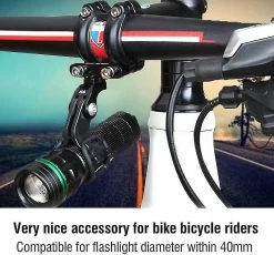 Unbranded Support De Lampe De Poche De Vélo, Support De Poignée De Torche De Vélo Stable L Clip Léger Accessoire De Vélo Pour Lampe De Poche Diamètre Inférieur à 40mm (noir) -Glass Vases Boutique de vente 642440428 max