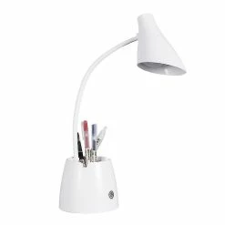 Unbranded Lampe De Bureau Led Avec 3 Modes De Couleur, Protection Des Yeux, Dimmable, Avec Porte-stylo Et Support De Téléphone, Lampe D’étude Flexible 360 Pour Bureau, Chambre Et Bureau B