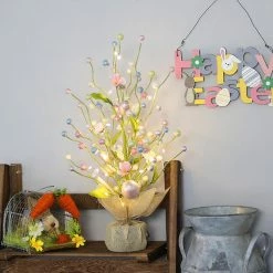 Unbranded Kaesi Creative Easter Style Mini Tree Light Belle Plastique Réaliste Led Mini Arbre Lampe Pour La Maison -Glass Vases Boutique de vente 644675052 max