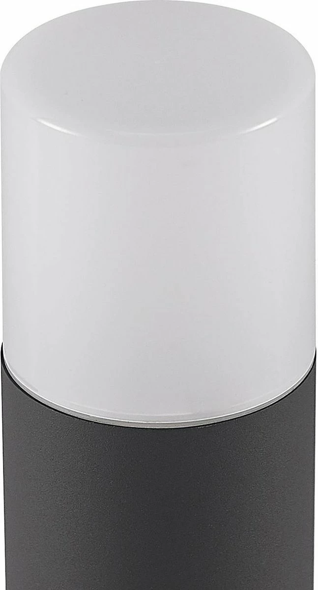 Lindby - Lampe Sur Pied - 1 Lumière - Aluminium, Plastique - H : 40 Cm - E27 - Gris Foncé, Blanc Opale 6 Lindby - Lampe Sur Pied - 1 Lumière - Aluminium, Plastique - H : 40 Cm - E27 - Gris Foncé, Blanc Opale – Image 6