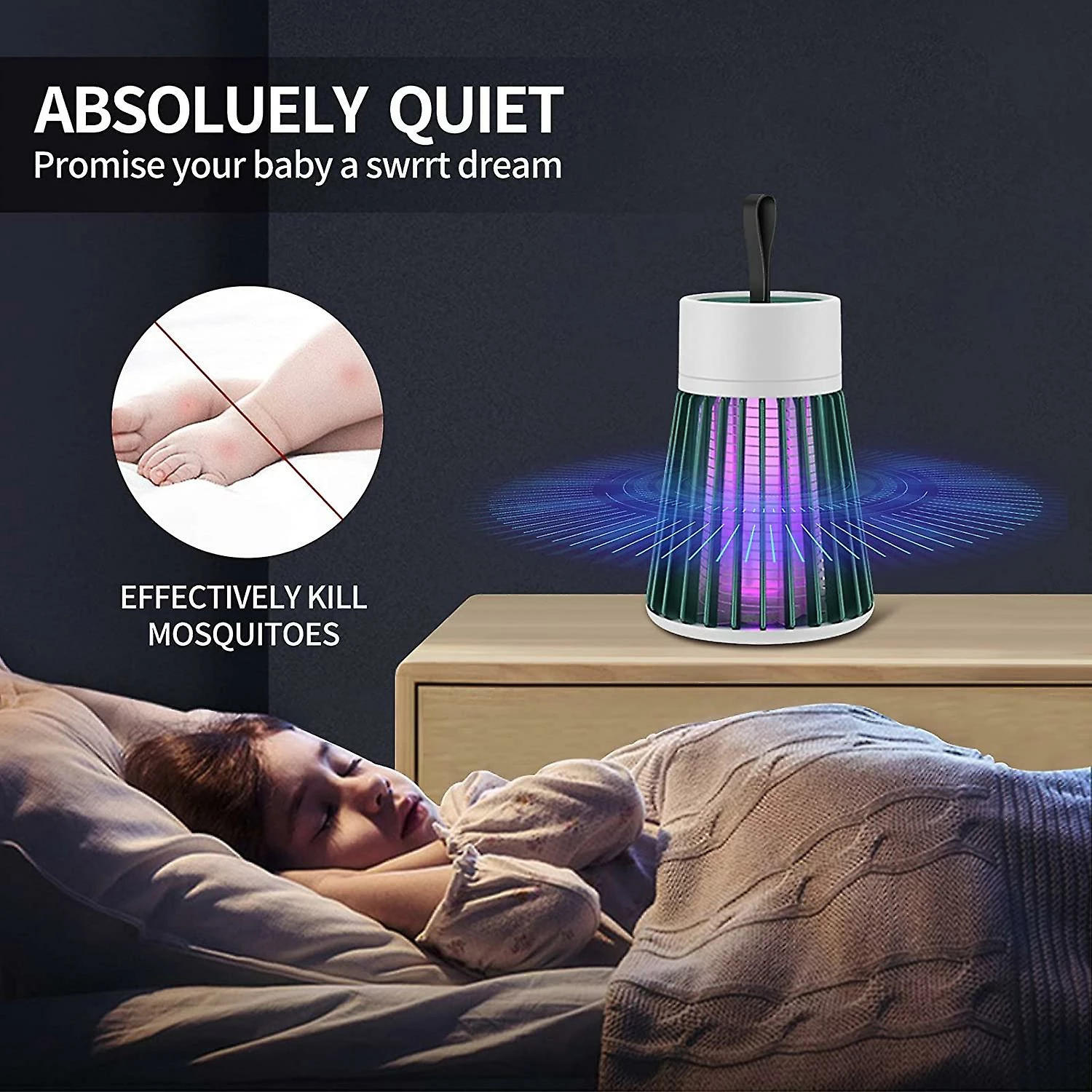 Unbranded Mosquito Repellent Mosquito Killer Lamp 5w Uv Lampe électrique Anti-moustiques Gamme Efficace 4 Unbranded Mosquito Repellent Mosquito Killer Lamp 5w Uv Lampe électrique Anti-moustiques Gamme Efficace – Image 4