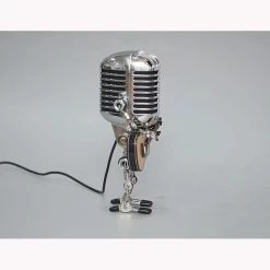 Unbranded Vintage Microphone Robot Lampe De Table Robot Lampe De Bureau Avec Une Guitare, Robot Rétro Touch Dimmer -Glass Vases Boutique de vente 653250753 max