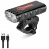 Sl Chang Lumière De Vélo, Lampes De Vélo Rechargeables USB Lampe Frontale Lampe Frontale, 2400 Lumens, 4 Modes, Ip65 étanche